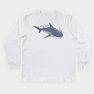 Bull Shark Kids Long Sleeve T-Shirt